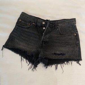Levi Denim black shorts